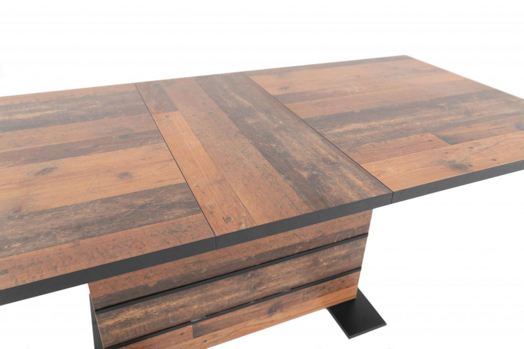 Tavolo allungabile Industry in finitura castagno