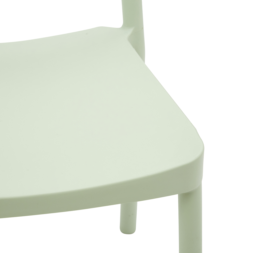 Offerta Sedia moderna di design, finitura Verde salvia