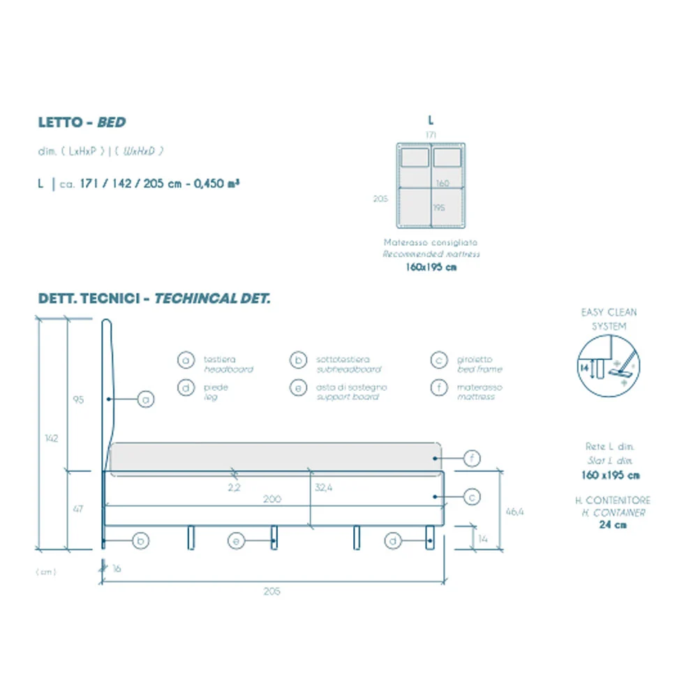 letto economico  moderno