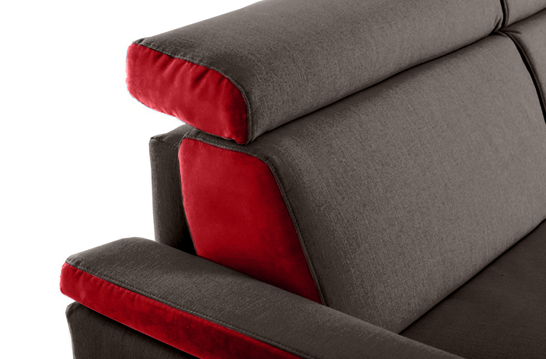 Divano moderno Cervino a 2 posti, con materasso compreso, made in Italy