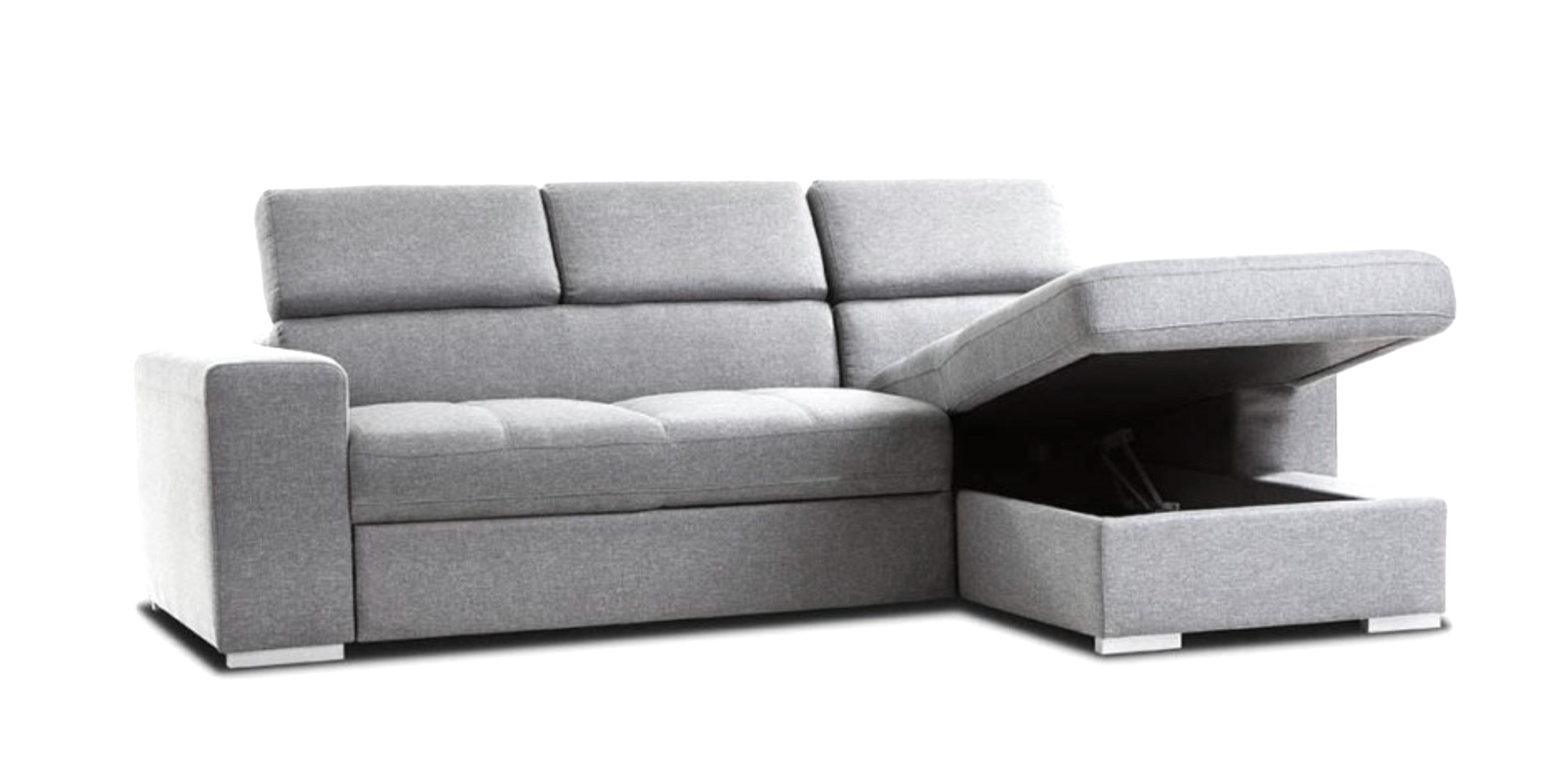 Divano moderno trasformabile Pilatus, divano letto, made in Italy