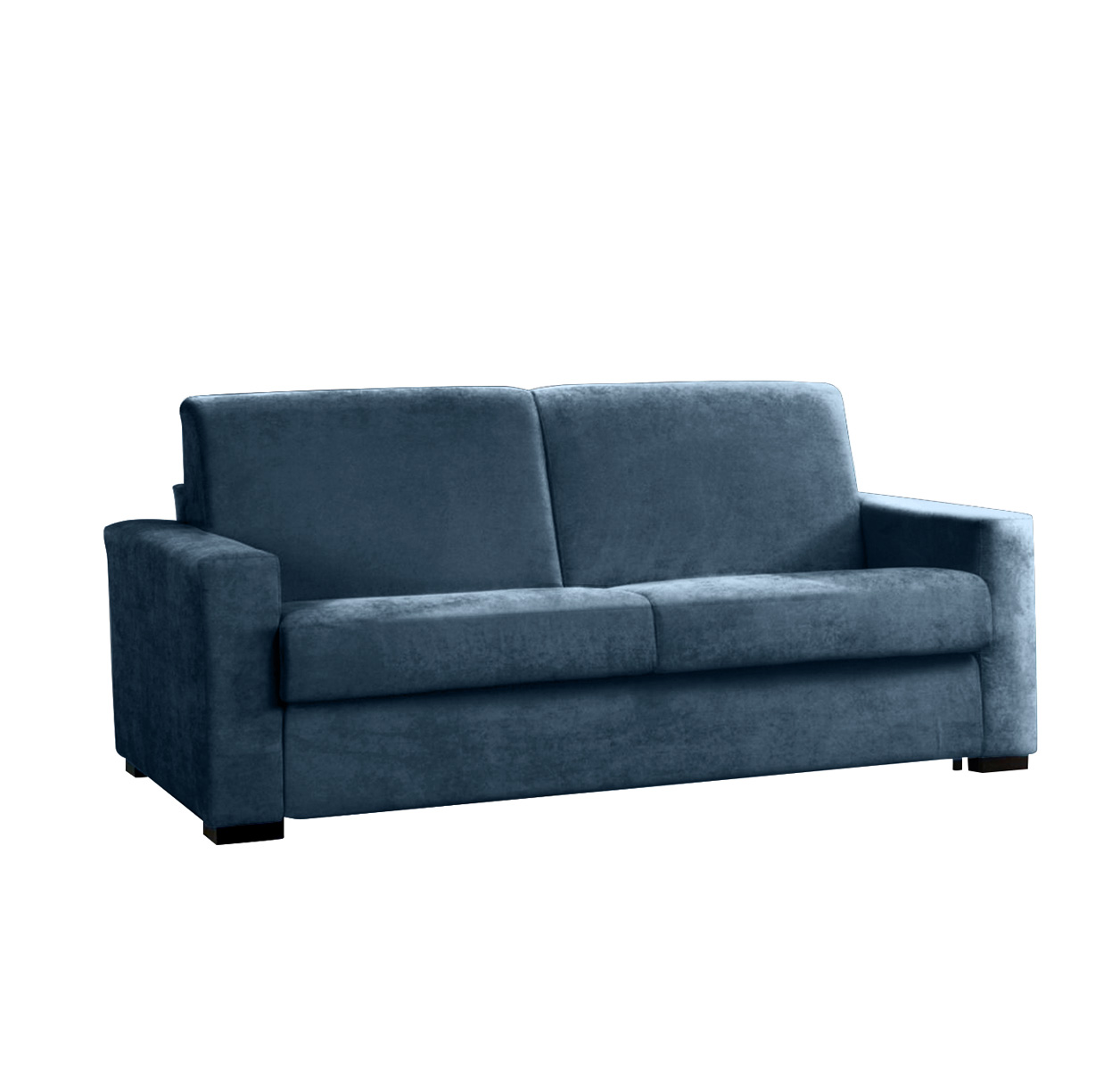 Divano letto modello Denali, sfoderabile a 3 posti maxi finitura Blu