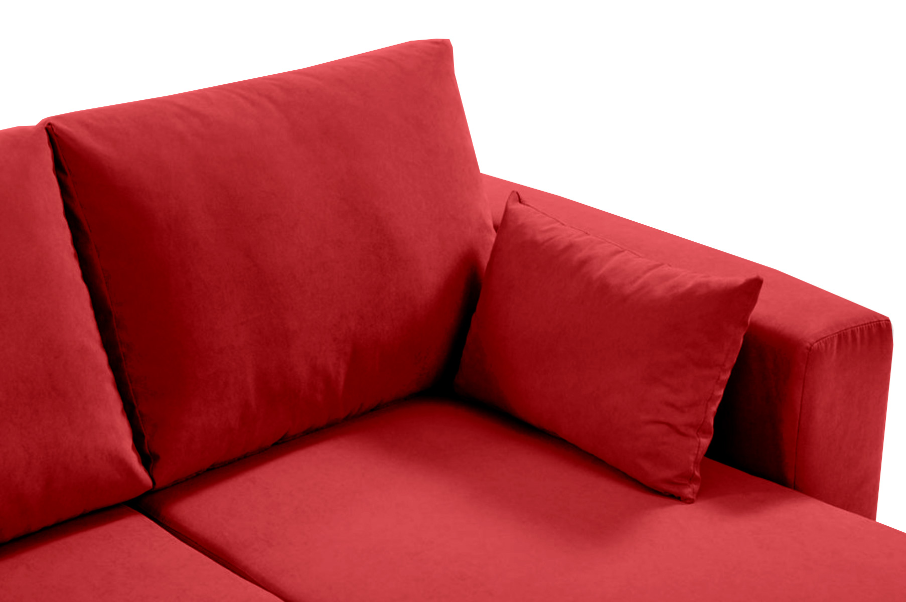 Divano moderno ad angolo, Marmolada, 3 posti, made in Italy