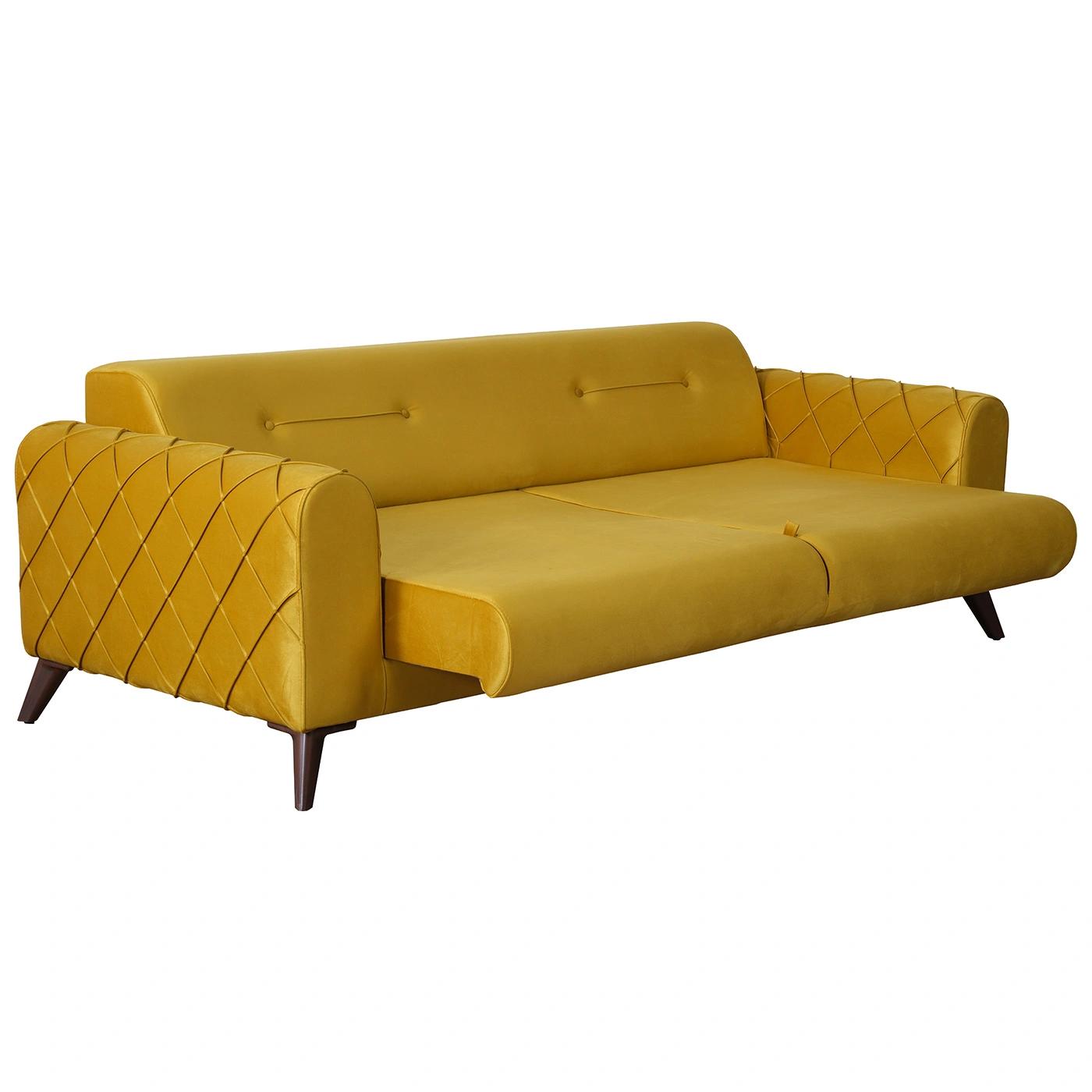 divano giallo 3 posti