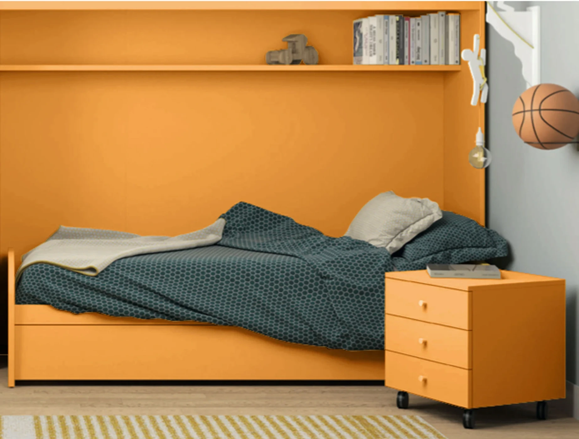 letto a estrazione miele