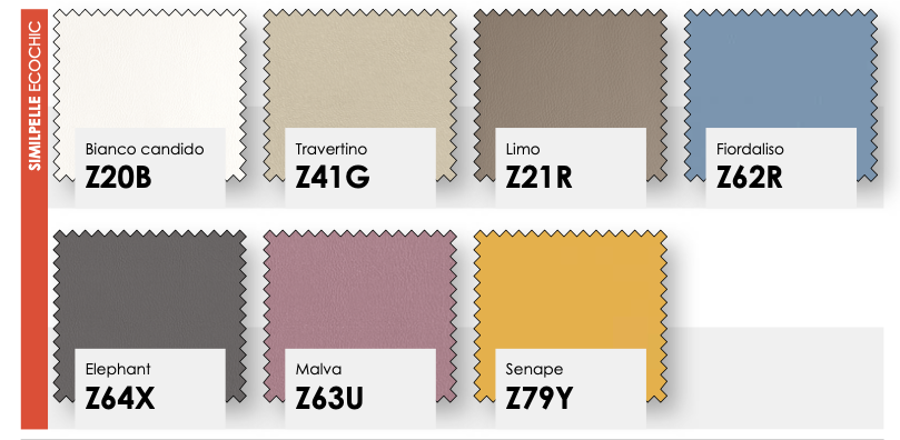 Letto 1 piazza e mezzo ecopelle travertino, piedini bianchi