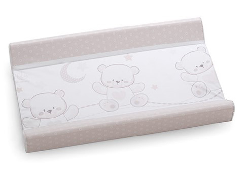 Bagnetto neonati Mr.Bear, Bianco e Choco con decori orsetto