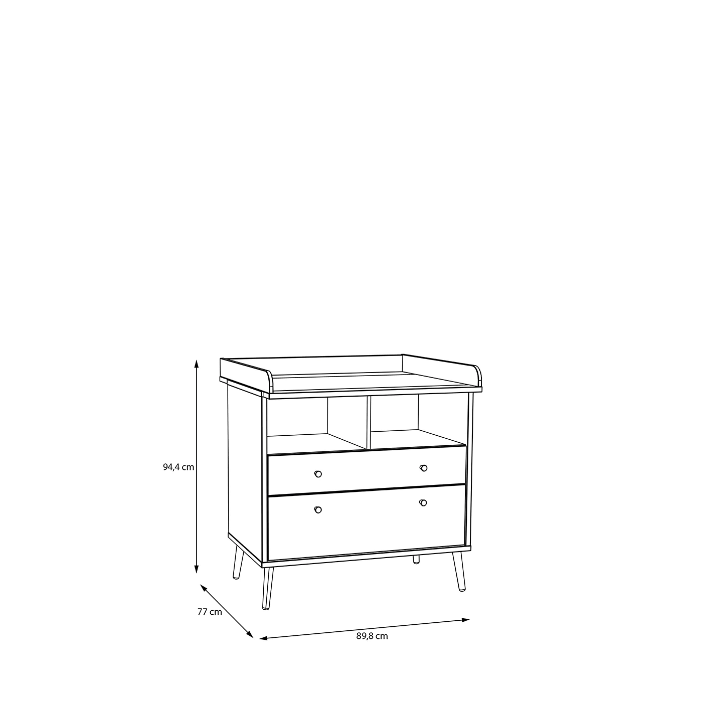 mobiletto fasciatoio scontato