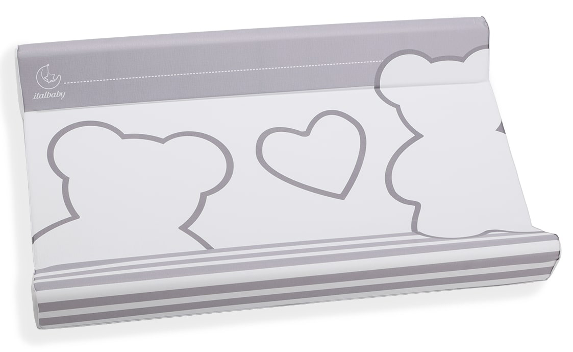 Lettino per neonati Winnie, bianco con decori orsetto