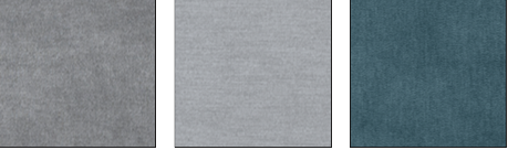 Letto contenitore Fenice in finitura grigio seta, grigio perla e verde oceano