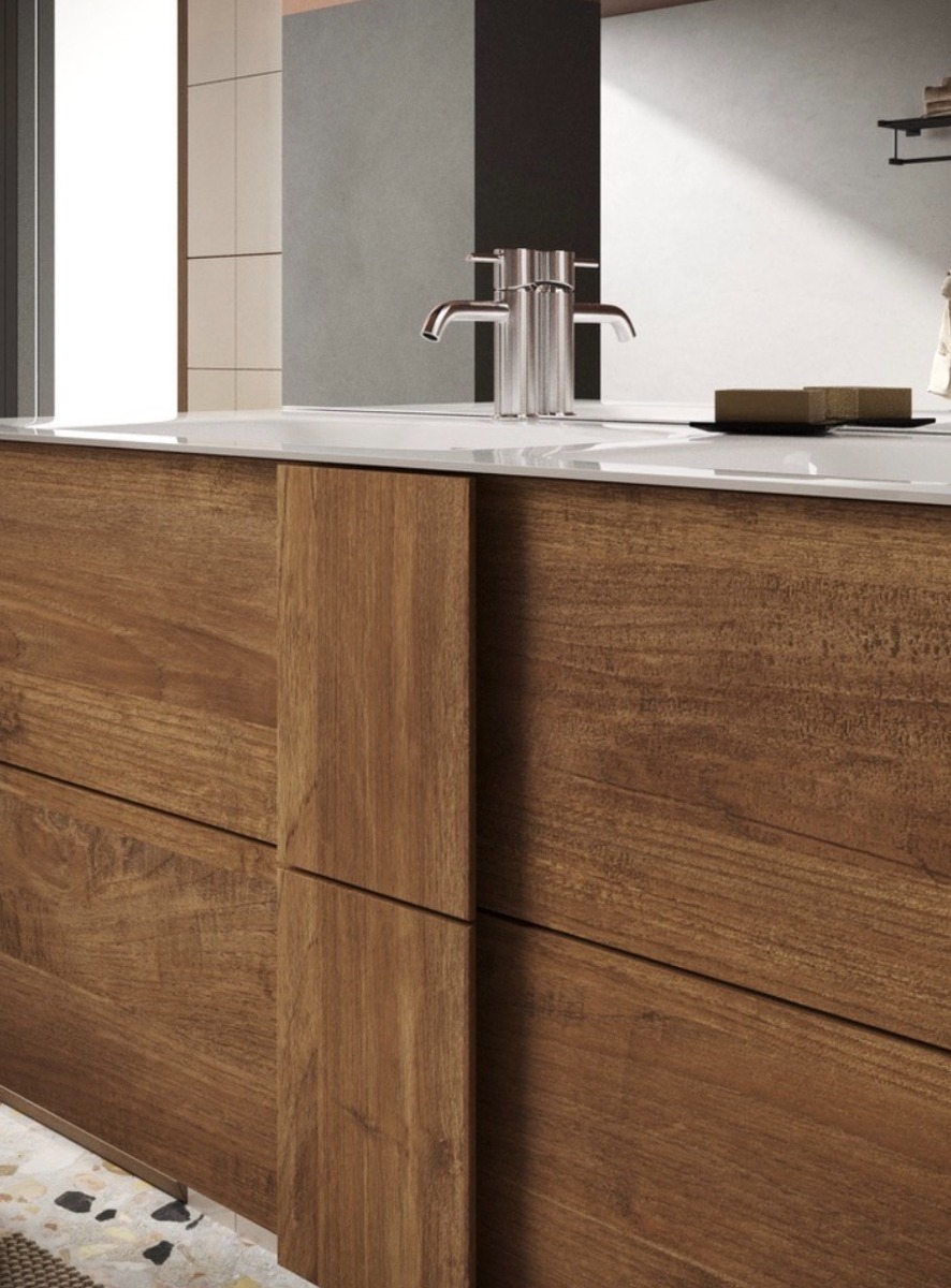 Spazioso Mobile da bagno 3 cassetti L.100 cm, novità