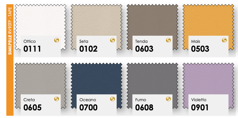 Letto rosso singolo, testata in tessuto e giroletto finitura Rovere dorian