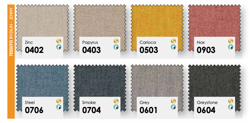 Letto matrimoniale imbottito, finitura tessuto Smoke