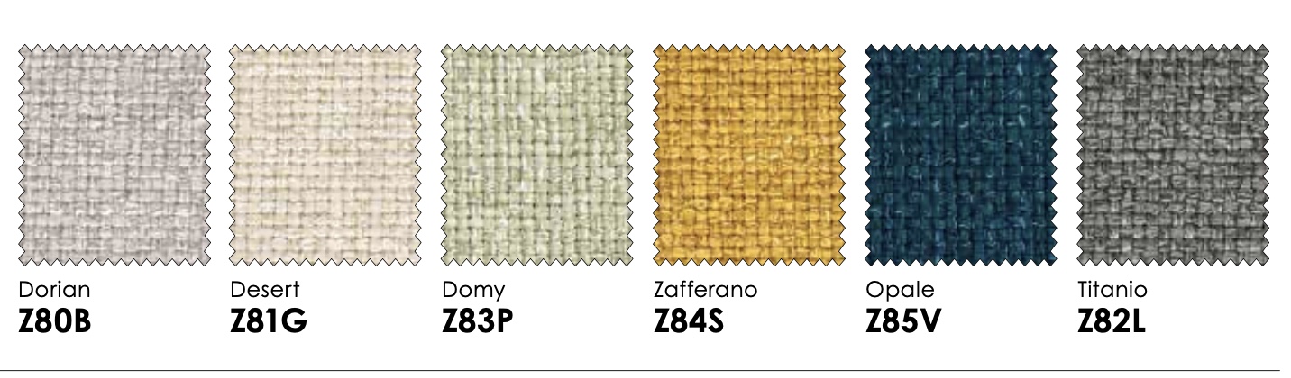 Letto matrimoniale in tessuto in finitura Desert