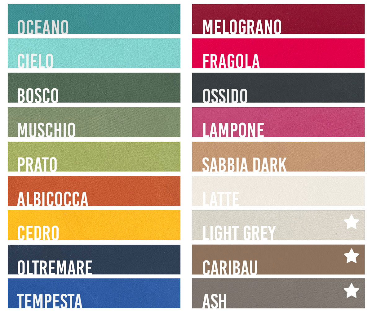 Divano Vale blu Tempesta, divano moderno a due posti