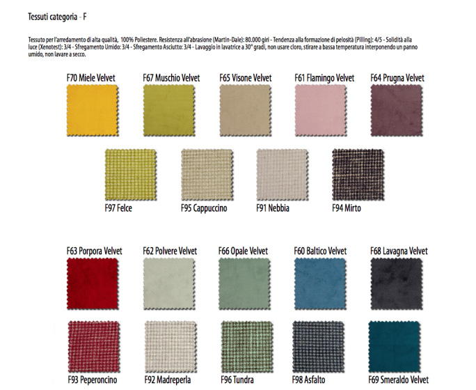 Letti piazza mezza Pillow Moretti Compact, finitura Duna e Cappuccino