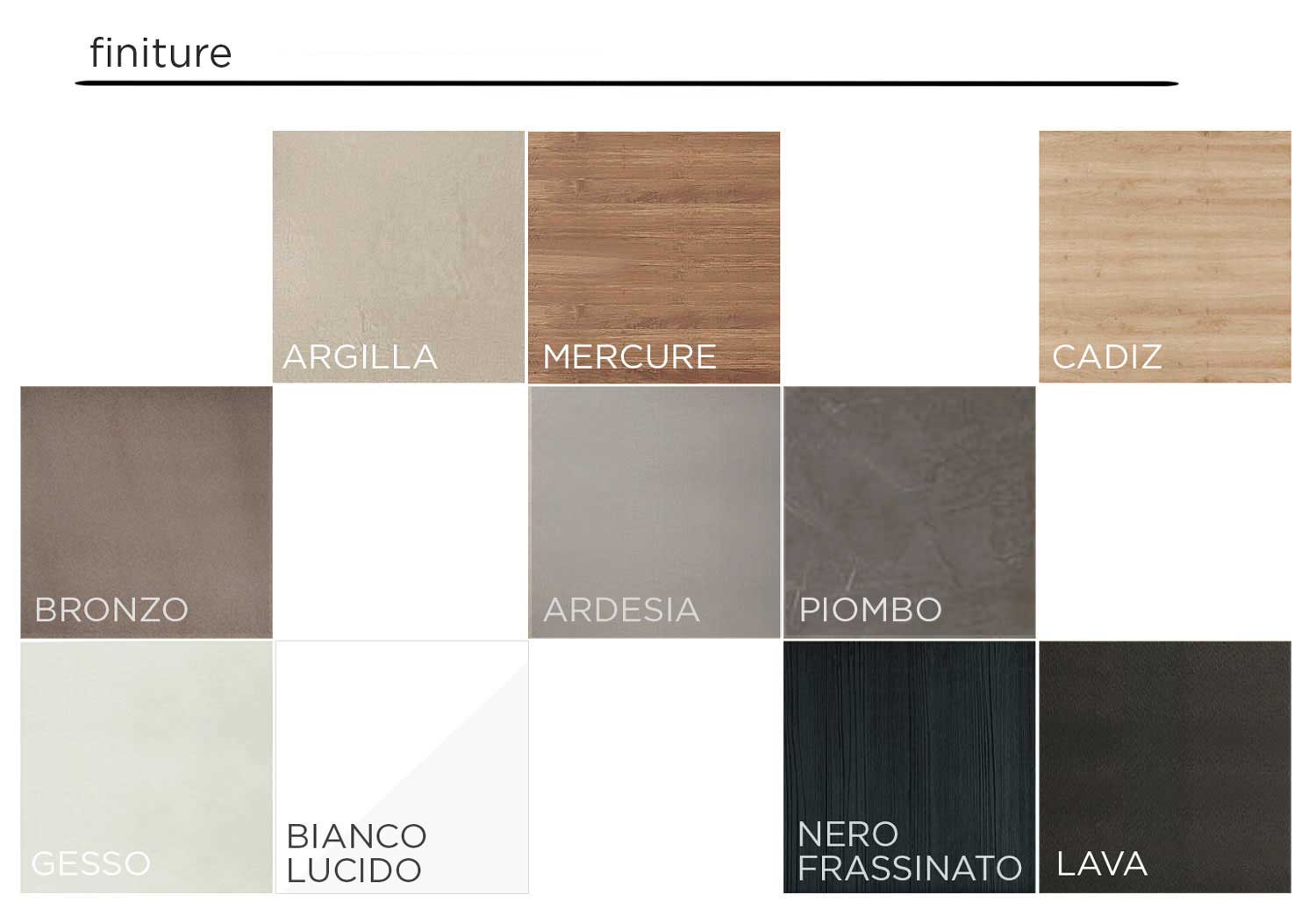 Acquista ora Parete Attrezzata 280x40x202 h cm, Mercure, Argilla e Lava, collezione Logica