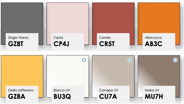 Libreria con scrivania integrata, finitura Ciliegio bianco e Blu opale