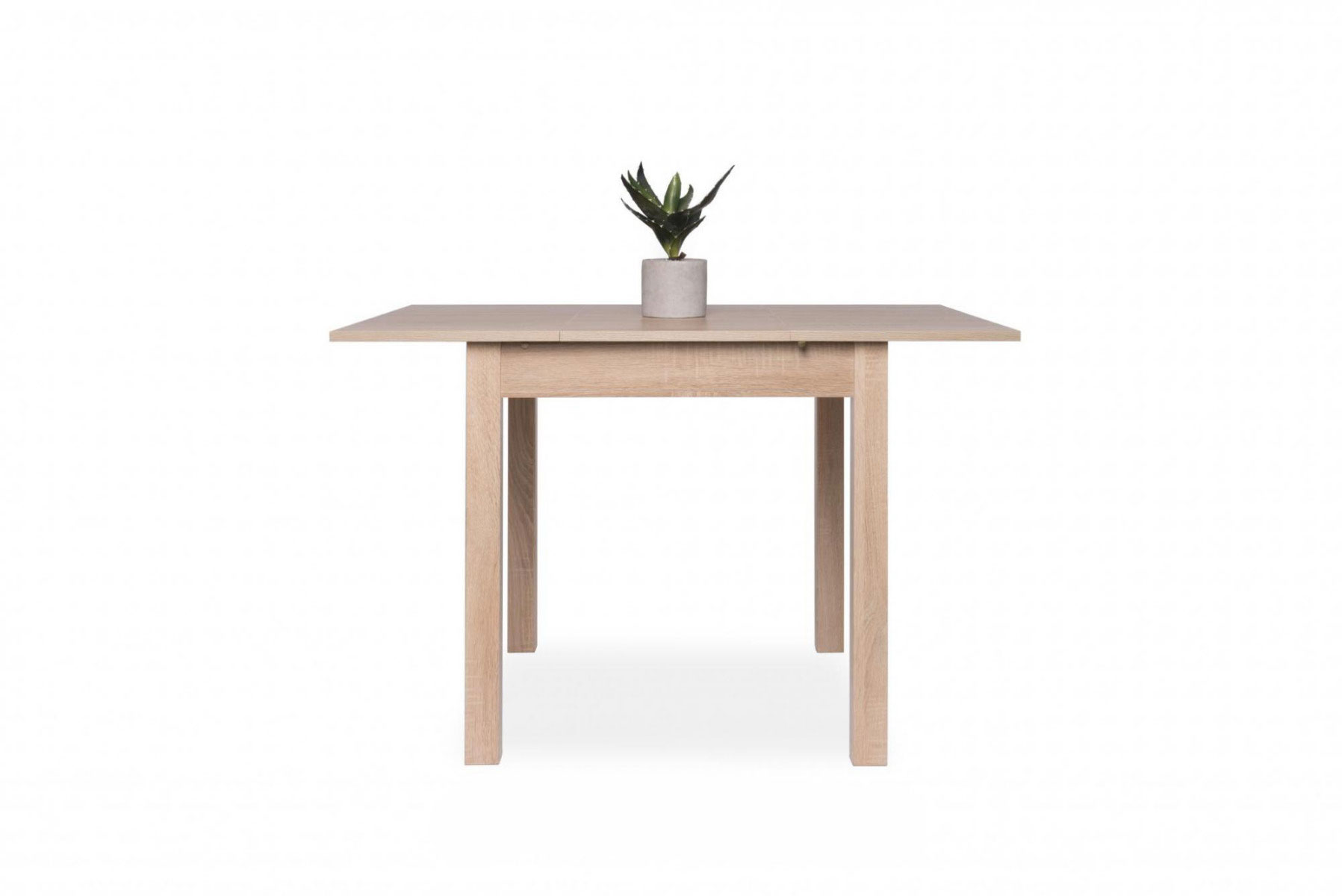 Tavolo quadrato allungabile 80x80 finitura Quercia