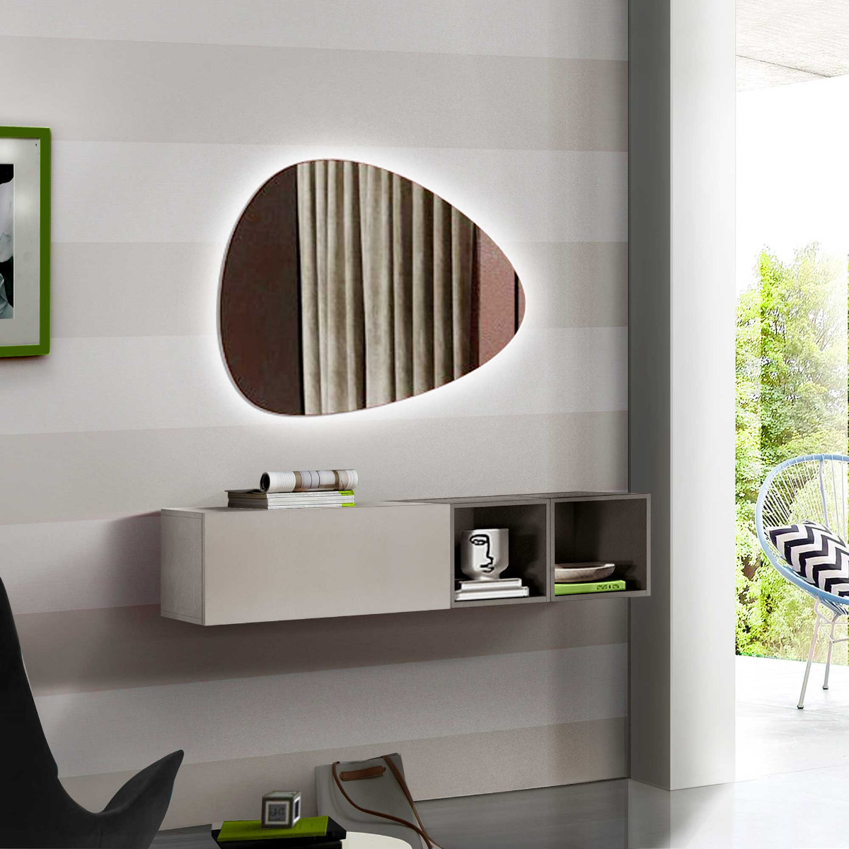 ingressi moderni grigi