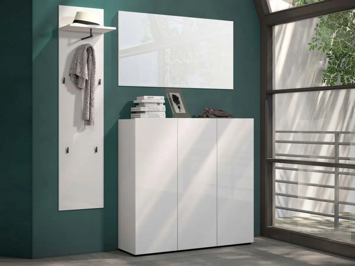 Ingresso moderno colore Bianco lucido 