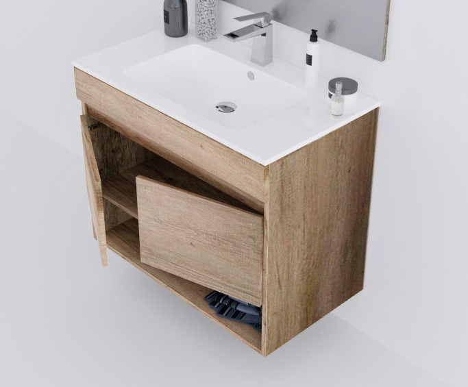 Mobile bagno prezzo basso in finitura Nordik