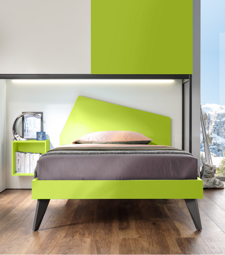 Letto una piazza e mezza Iceberg Moretti Compact, Bosco