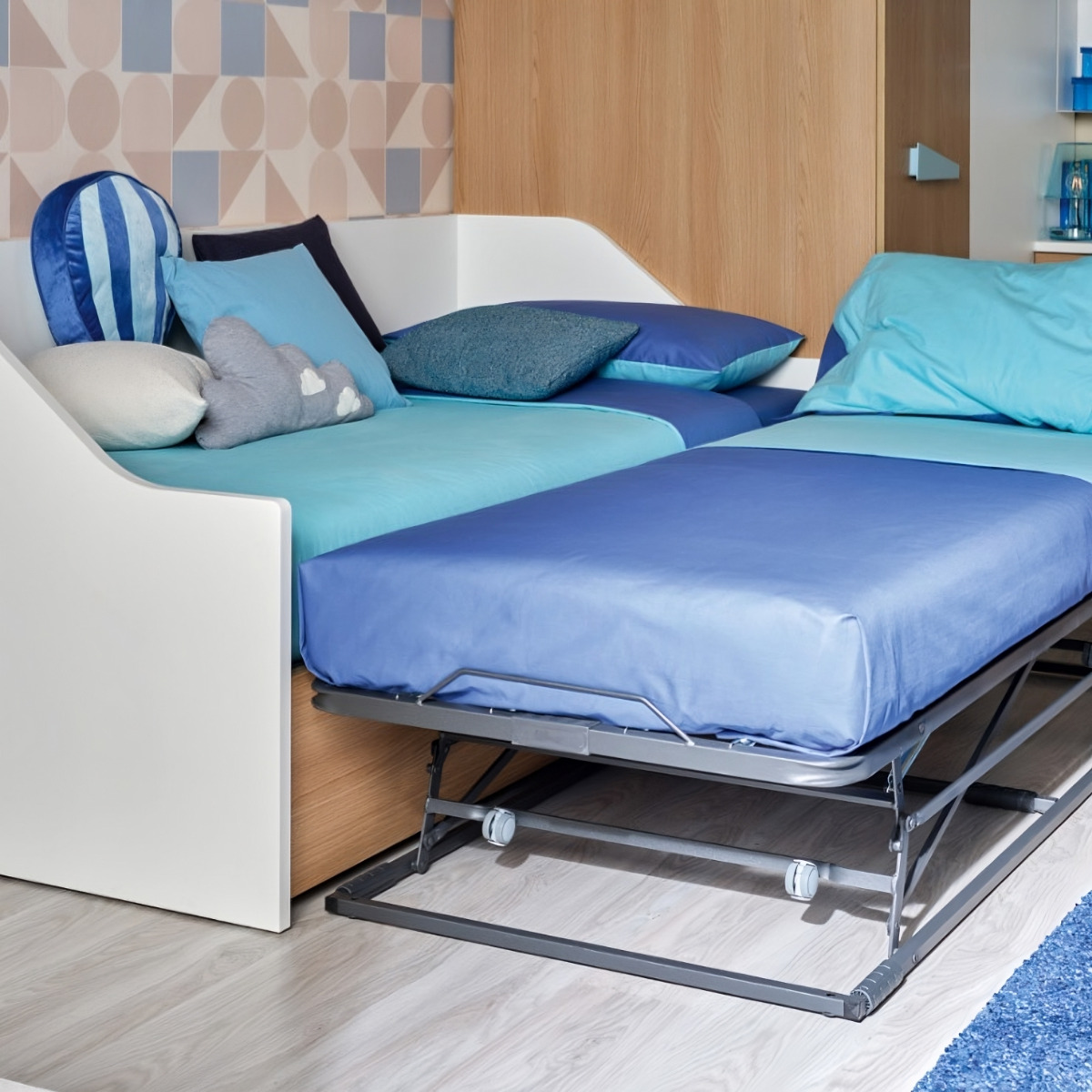 divano letto bianco luce