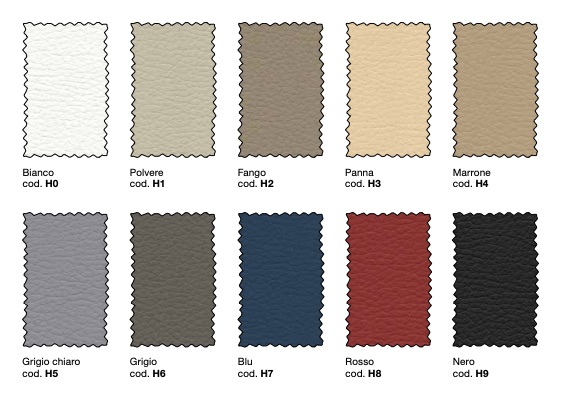 Letto matrimoniale ecopelle Panna, testata retrofinita