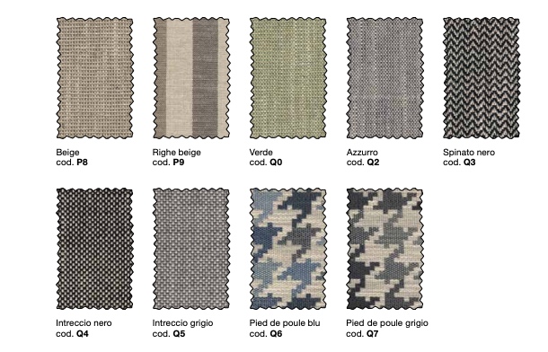 Letto Ester matrimoniale modello king size, finitura Noce Moro, tessuto verde