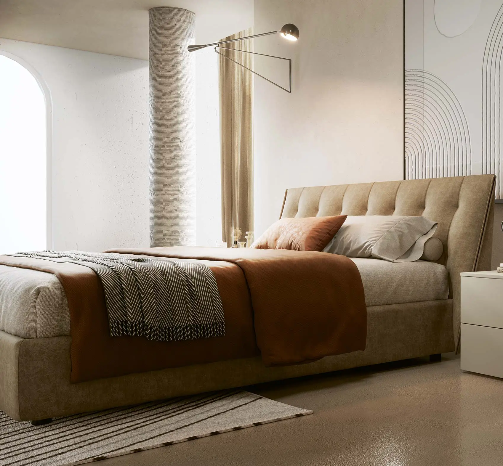 letto scontato matrimoniale ecopelle