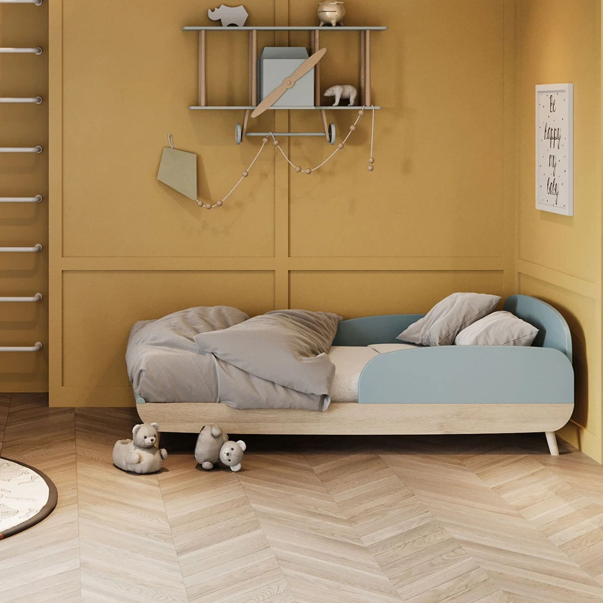 lettino con sponde 70x140