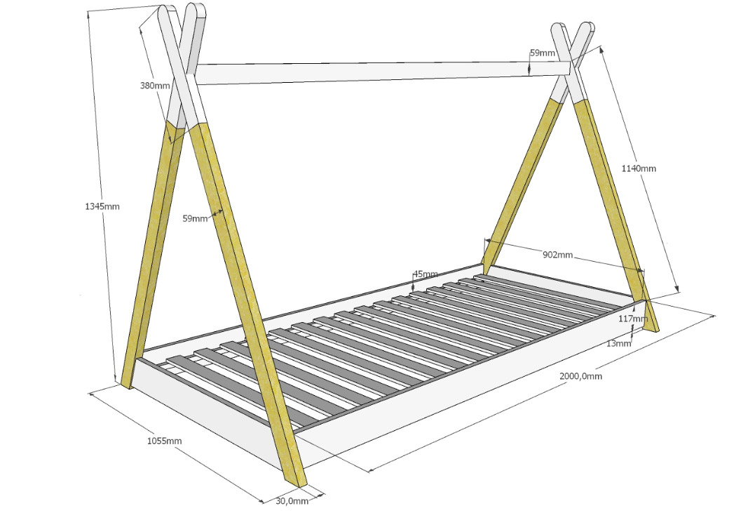 letto montessoriano bambini