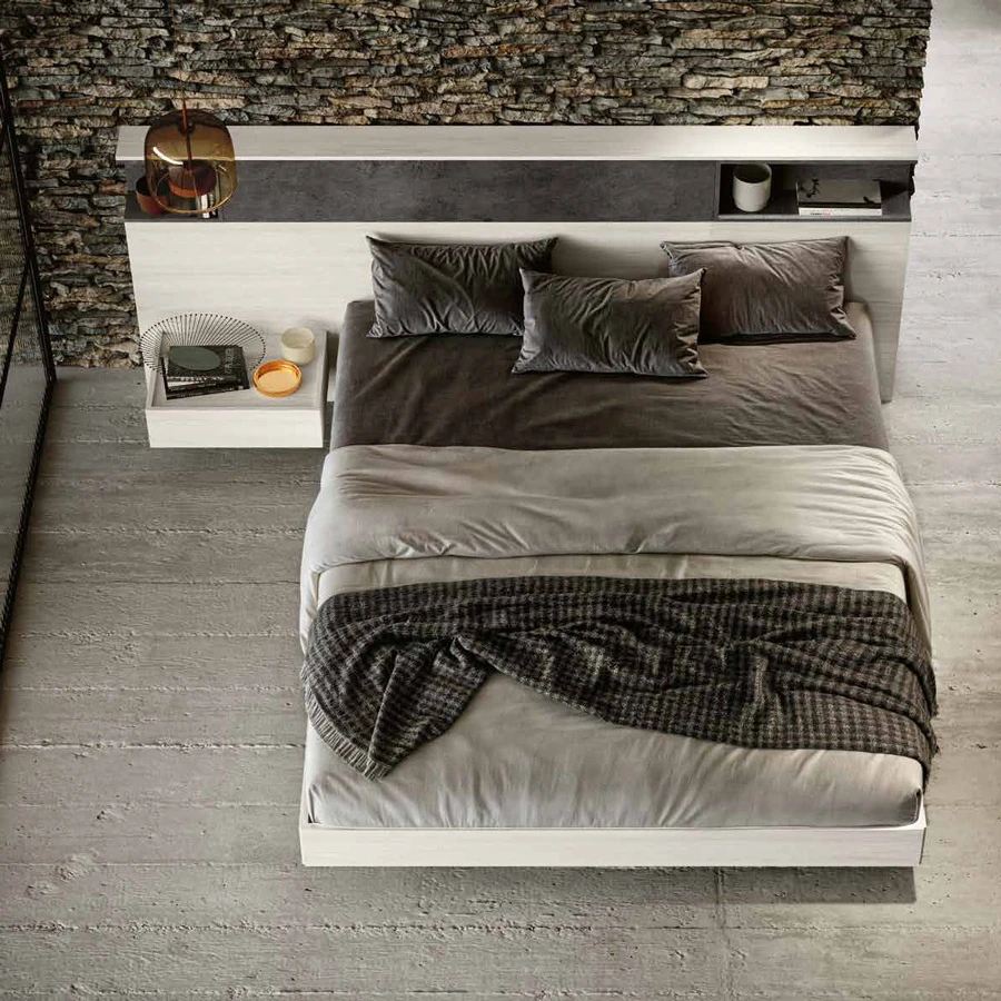 letto contenitore ardesia