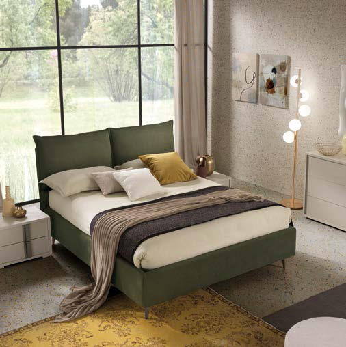 Camera matrimoniale scontata, finitura Cachemire e Grigio londra