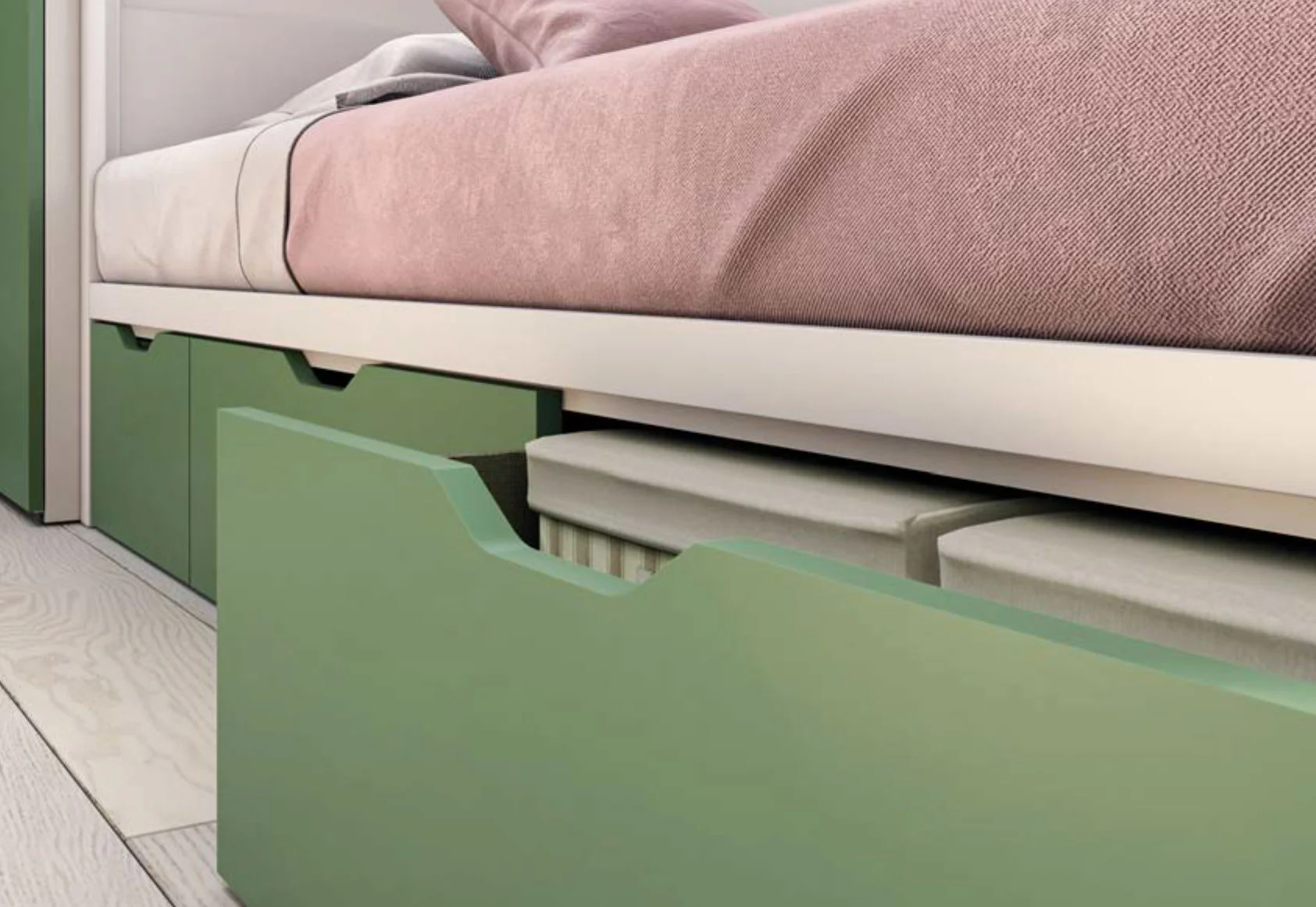 castello rosa e verde