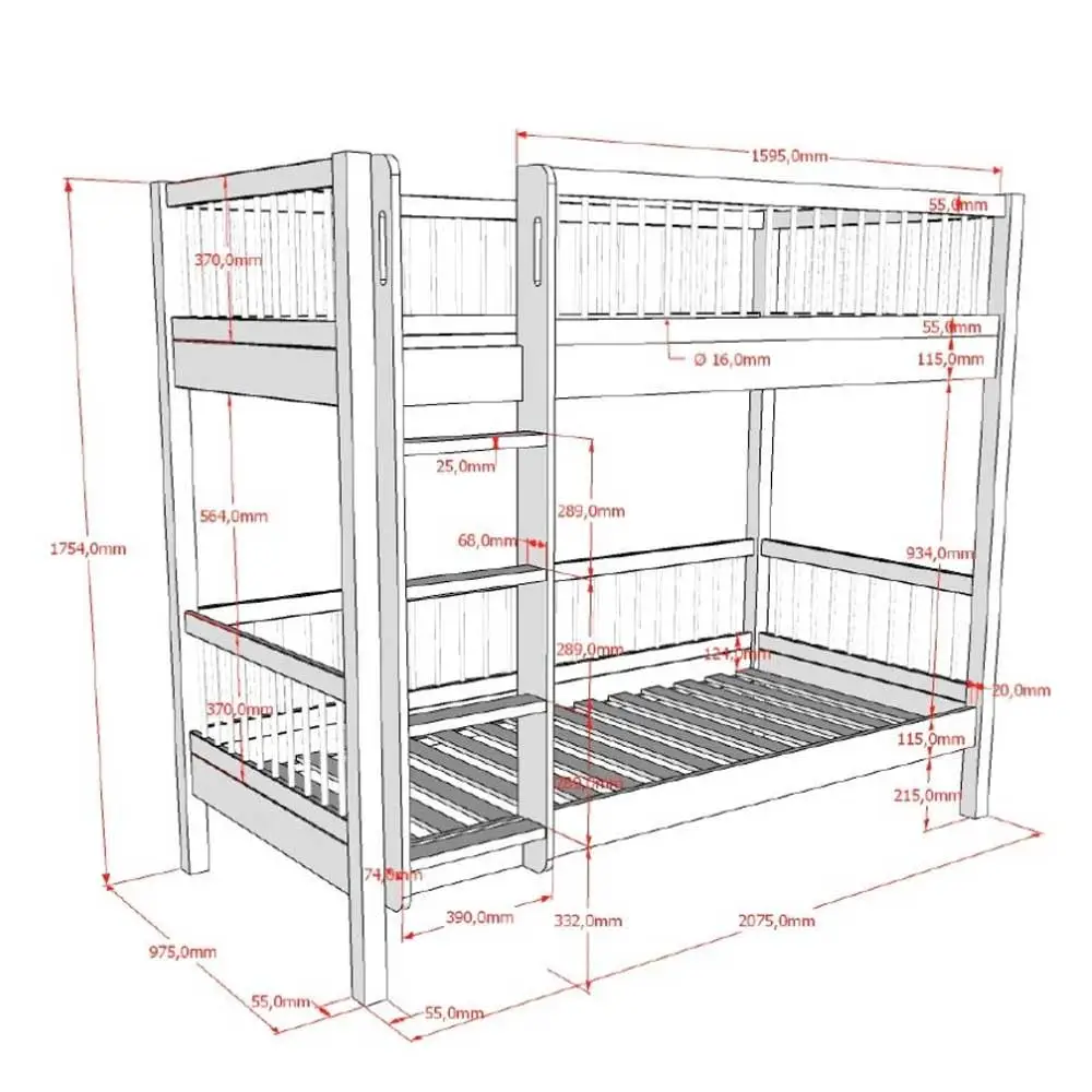 letto a castello economico 