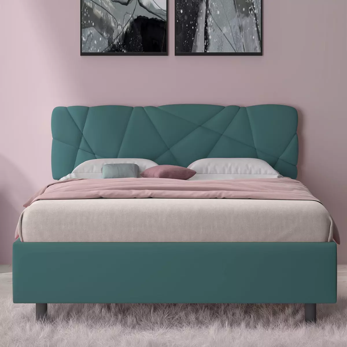 letto matrimoniale petrolio contenitore