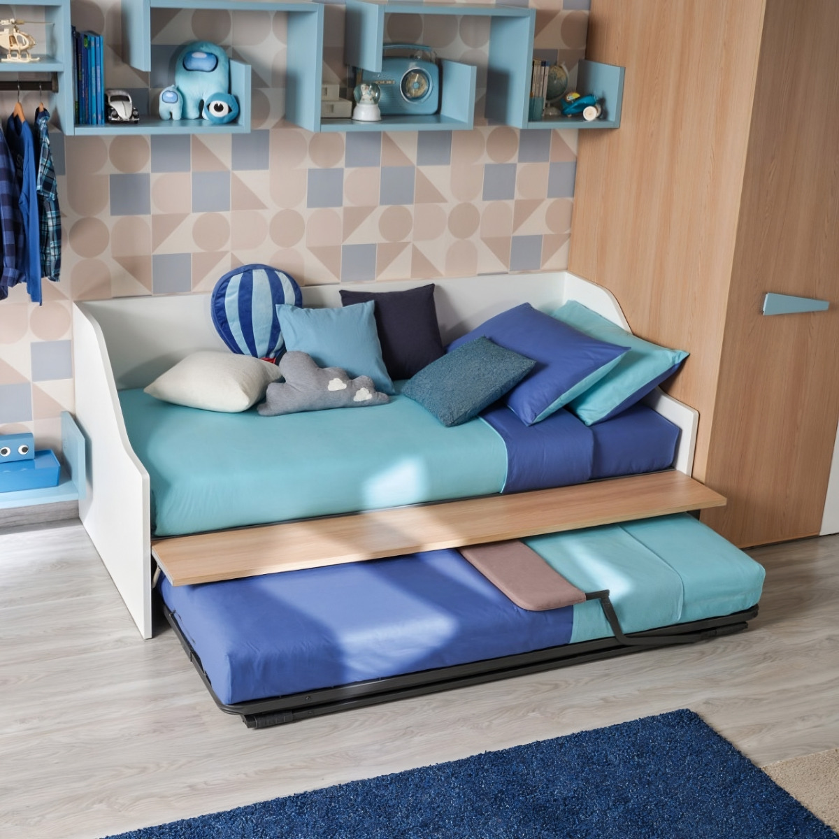 divano letto bianco luce