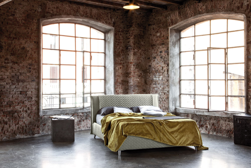 Letto matrimoniale contenitore Penelope, Made in Italy, disponibile in 70 finiture