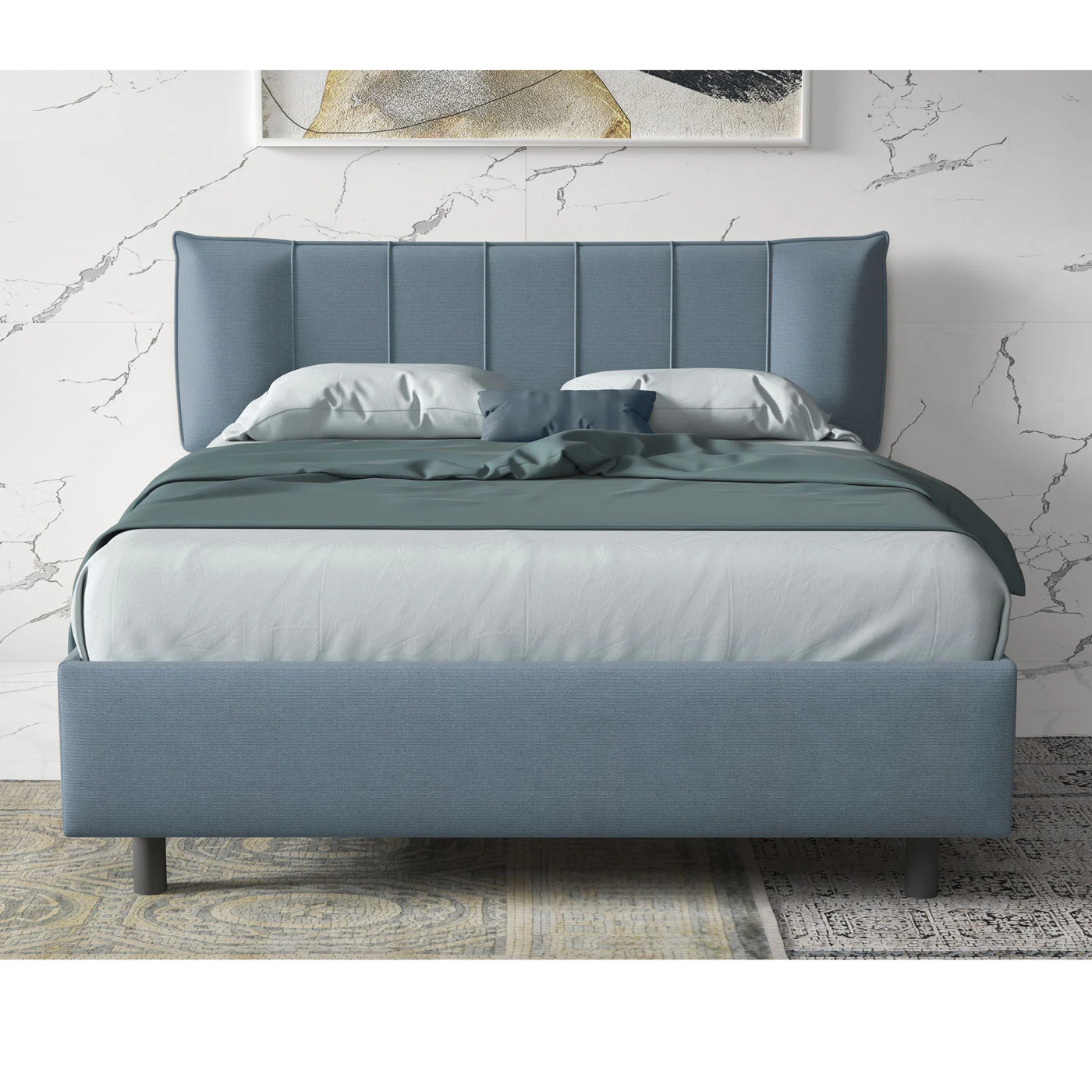letto azzurro