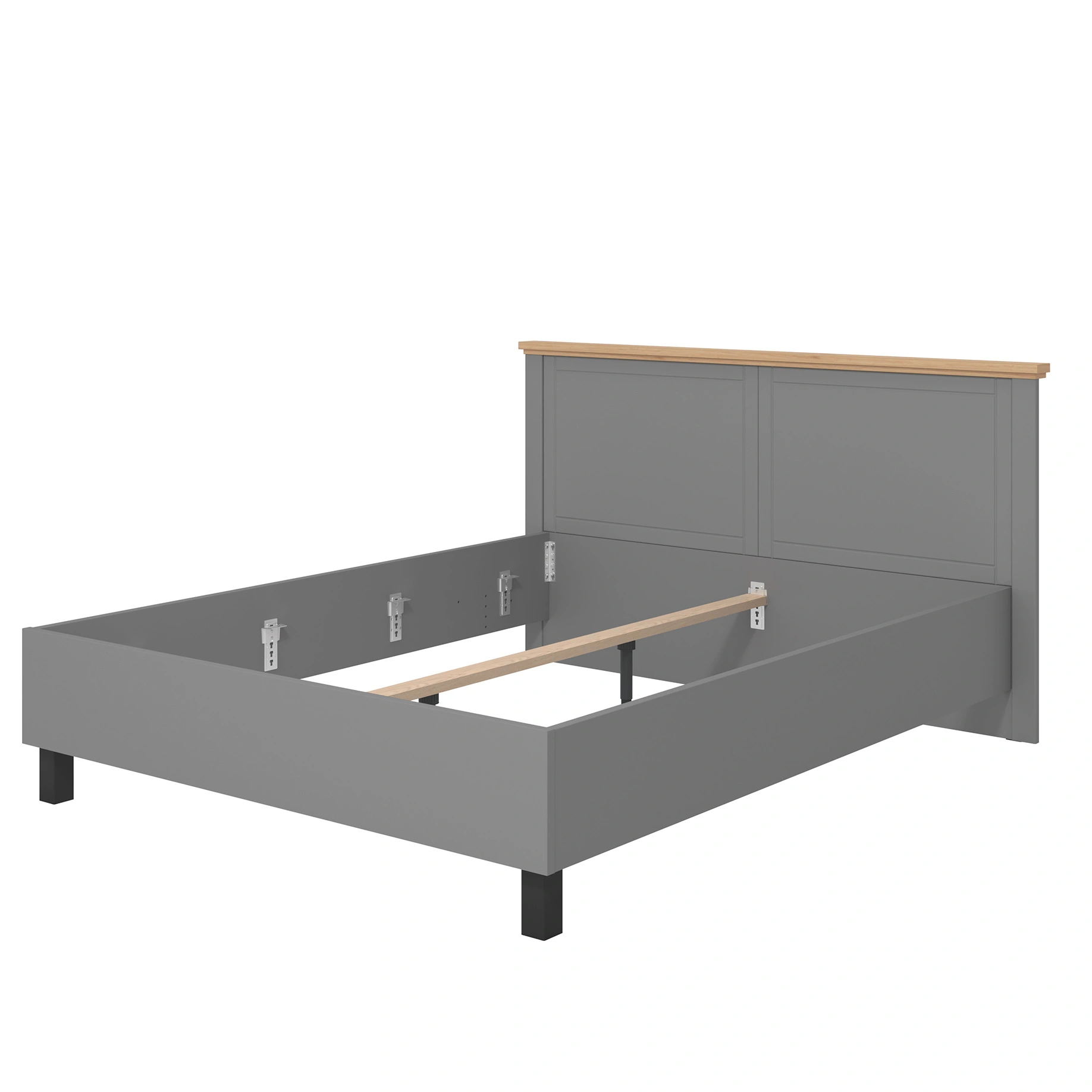 letto 160x200 grigio