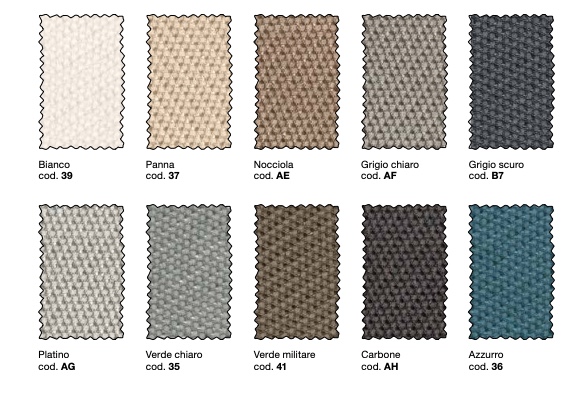 Letto matrimoniale sfoderabile, testata retrofinita tessuto Nocciola