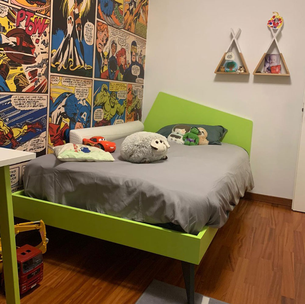 Letto una piazza e mezza Iceberg Moretti Compact, Bosco