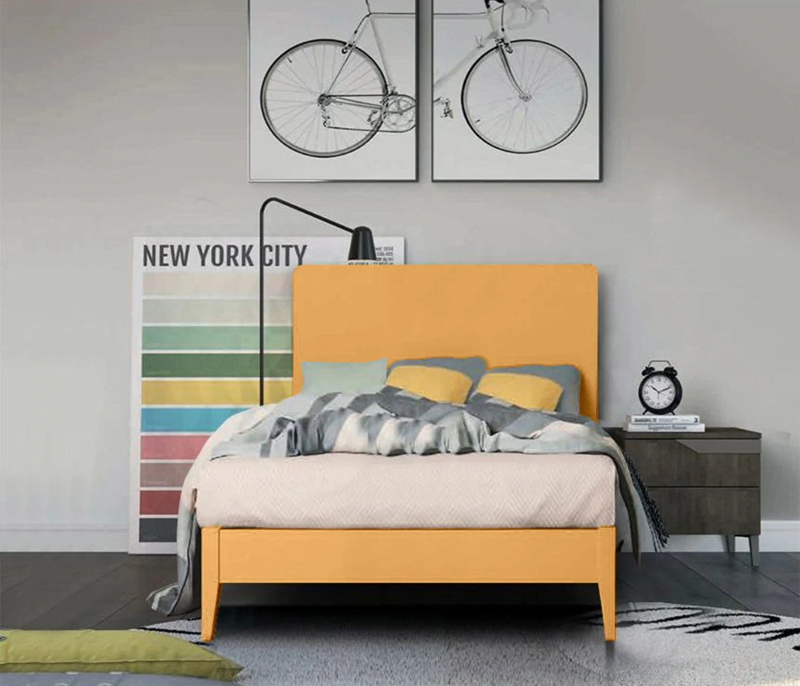 Mobili per ragazzi in sconto, cameretta Miele completa