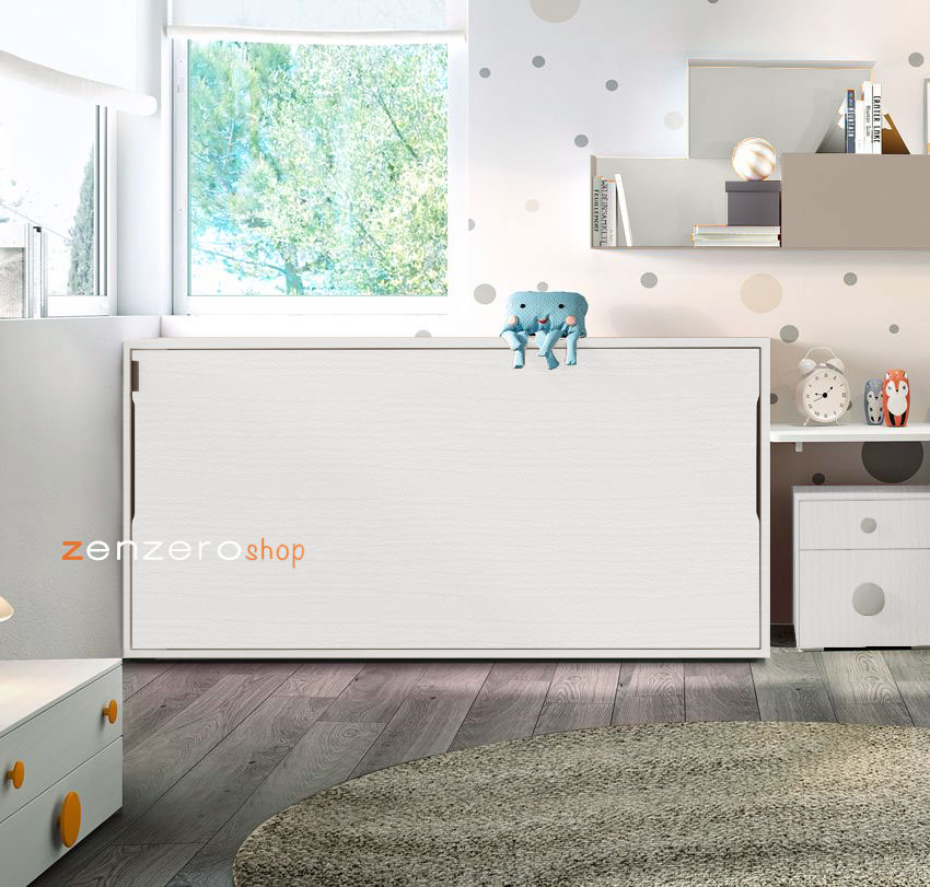 Letti a scomparsa, letto salvaspazio orizzontale 