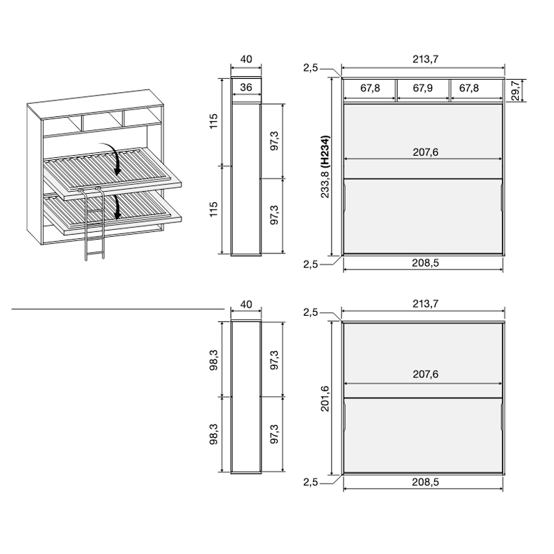 letto argilla a castello