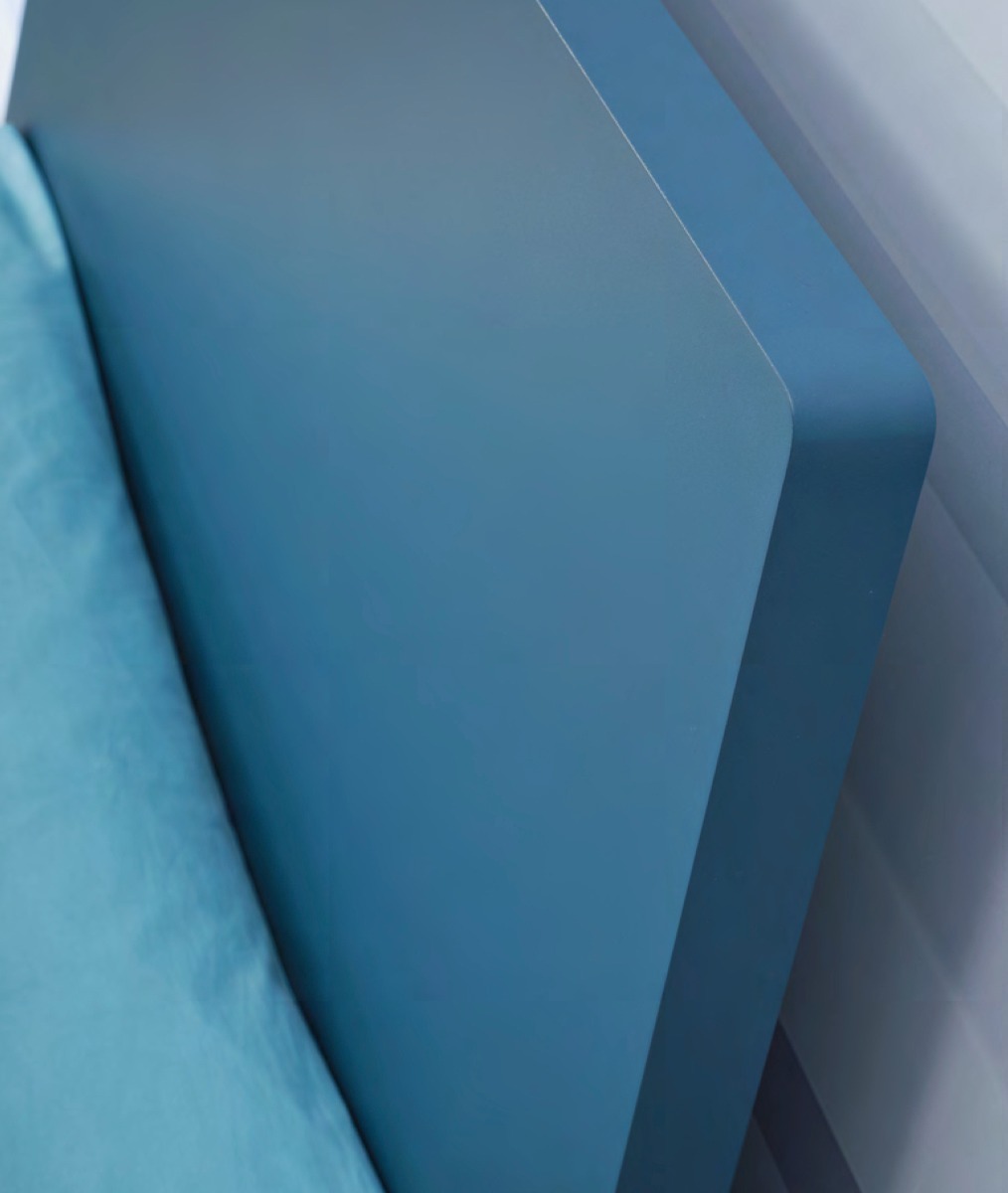 Letto singolo Branchia Moretti Compact, finitura Blu navy