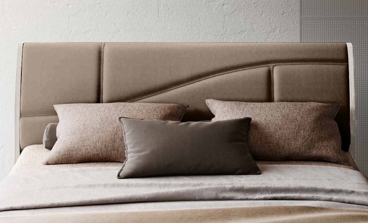 Letto matrimoniale king size Bianco Altea e Castagno