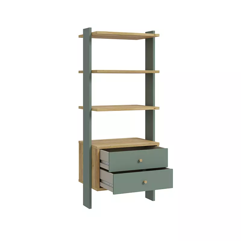 libreria con cassetti